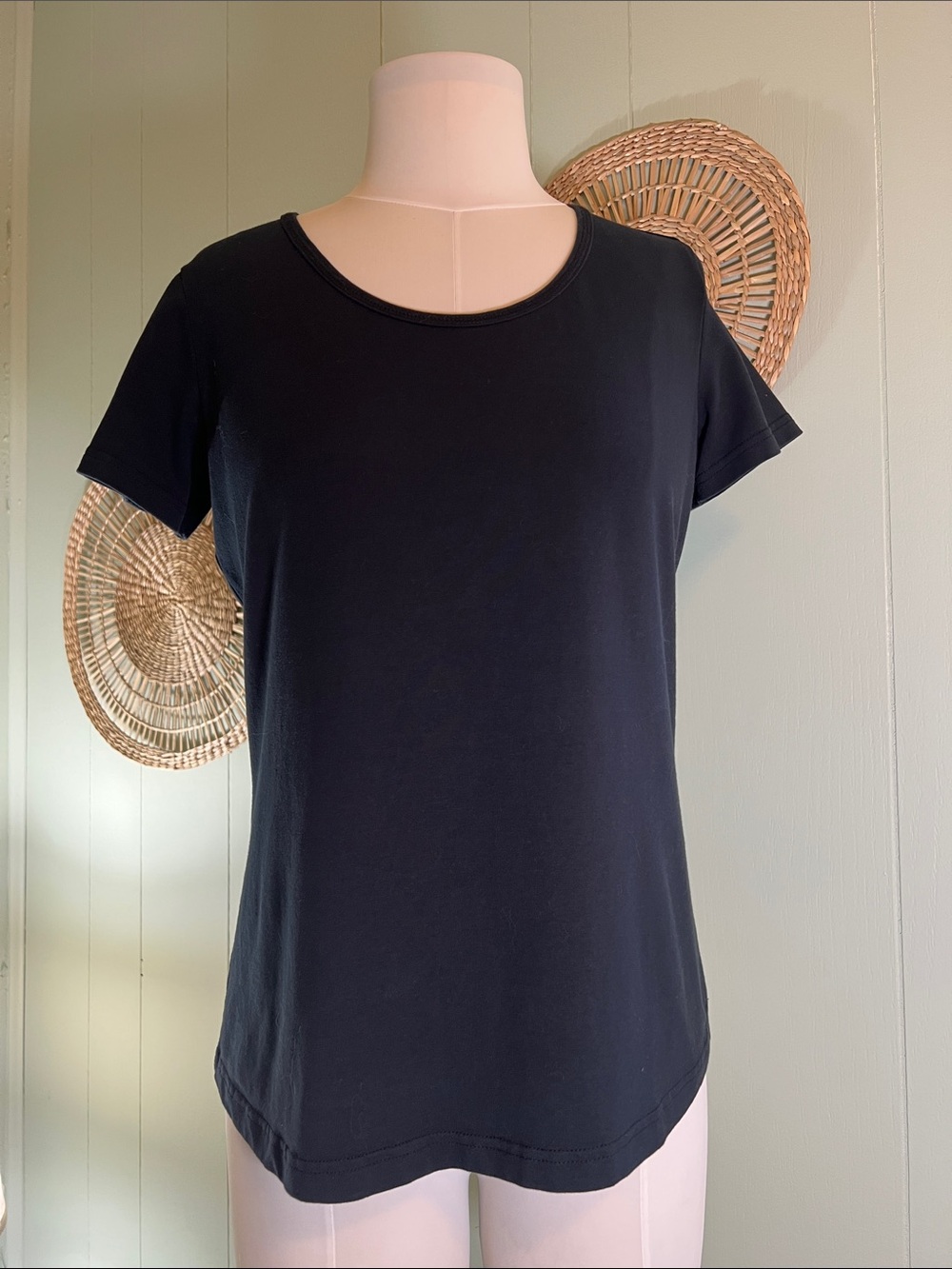 Organic Cotton - Everyday Short Sleeve Crewneck Tee - Black